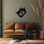 Wallity its Love Accesorio de Pared de Metal Negro